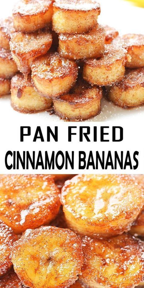 Fried Banana Recipes, Cinnamon Bananas, Wallpaper Food, Fried Bananas, Think Food, Cinnamon Banana, Banana Recipes, Easy Baking Recipes, Fruit Recipes