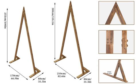 Pine Wood Wedding Arch Stand: 2 Pack Wooden Wedding Ceremony Arch Decor Backdrop Frame Stand Solid Pine Wood Archway Background Decoration for Outdoor Garden Flower Plants Decoration, Party Venue : Amazon.co.uk: Home & Kitchen Wood Archway, Wood Wedding Arch, Wood Wedding Arches, Ceremony Arch Decor, Boho Wedding Arch, Decor Backdrop, Arch Decor, Wedding Ceremony Arch, Backdrop Frame