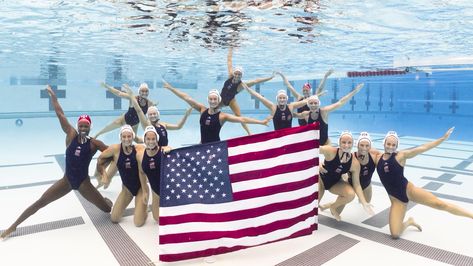 2024 U.S. Olympic Women’s Water Polo Roster Announced Water Polo Aesthetic, Olympic Women, Polo Aesthetic, Usa Water Polo, Women's Water Polo, Swimming World, Olympic Trials, Olympic Swimming, Swim Mom