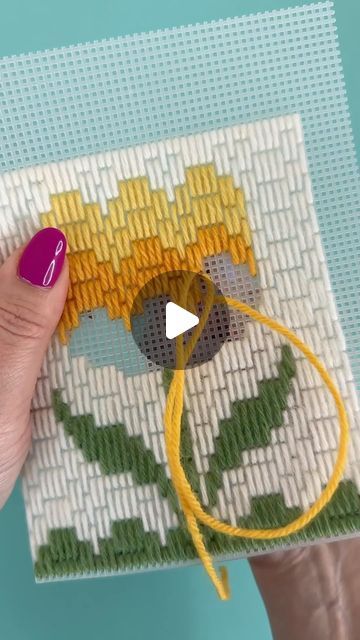 Hello Bargello • Brett Bara on Instagram: "🌷spring drop🌷 coming tomorrow! Can you tell what this piece will be? 🥰 . . . . . . . #bargello #yarnlover #abmcrafty #abmlifeiscolorful #craftsposure #dmccrafts" Patchwork, Motifs Bargello, Bargello Embroidery, Plastic Canvas Box Patterns, Bargello Quilt Patterns, Broderie Bargello, Bordados Tambour, Bargello Quilt, Bargello Patterns