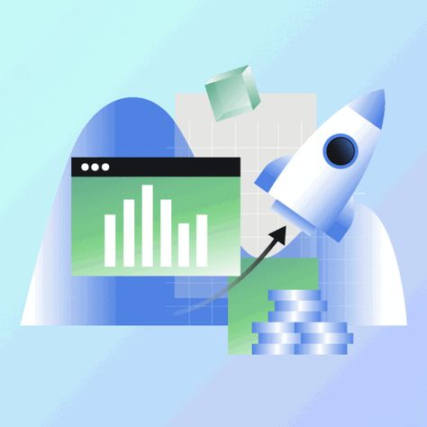 Download free gif animated illustration | Money | Profit | Analytics | Spaceship | Financial report | Business company | Financial planning | Rocketship | Financial flow | Fintech | Startup launch | in GIF, JSON, AEP Finance Illustration Graphics, Financial Illustration Design, Finance Animation, Fintech Illustration, Squirrel Drawings, Analytics Illustration, Launch Illustration, Financial Illustration, Startup Illustration