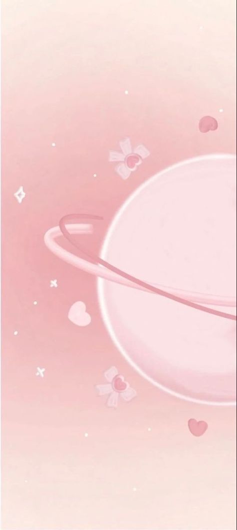 Pink Saturn Wallpaper, Soft Pink Homescreen Wallpaper, Pink Cute Wallpaper, Wallpaper Unicorn, Instagram Backgrounds, Kawaii Wallpapers, Pink Wallpapers, Wallpaper Wa, Random Picture