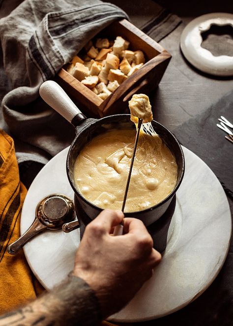 Cheese Fondue Recipe, White Queso, Fondue Recipes Cheese, Fondue Recipe, Fondue Party, Fondue Recipes, Queso Cheese, Homemade Cheese, Ultimate Comfort Food