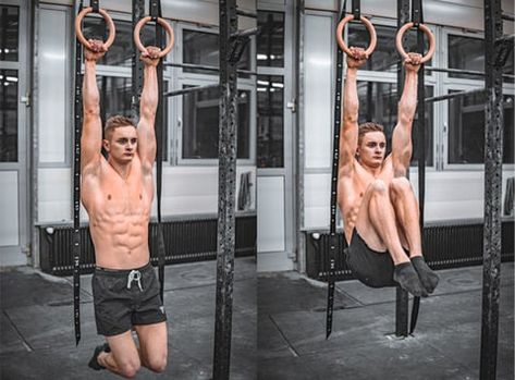 Gymnastic Rings Workout, Best Workouts For Men, Calisthenics Exercises, Gym Back Workout, Beginner Calisthenics, Rings Workout, Circuit Training Workouts, Gymnastics Rings, Gymnastic Rings