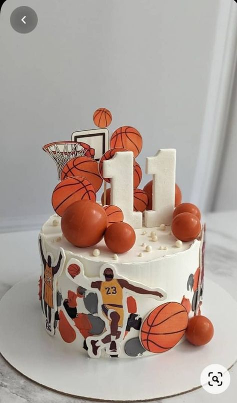 Basketball Ball Cake, Basketball Birthday Cake, Basketball Theme Birthday, Cake Designs For Boy, Sports Themed Cakes, Cake Designs For Kids, Basketball Necklace, Basketball Cake, Basketball Birthday Parties