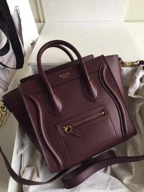 Celine Luggage Bag Outfit, Celine Bag Luggage, Celine Luggage Micro, Dream Handbags, Celine Micro Luggage, Celine Nano Luggage, Bags Game, Celine Handbags, Bag Obsession