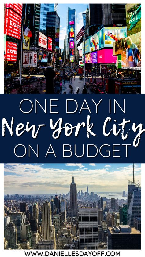 A Day In Nyc, Nyc One Day Itinerary, 2 Day Itinerary Nyc, New York City In A Day, New York City Day Trip, New York In A Day, New York City On A Budget, One Day In New York City, 1 Day In New York City