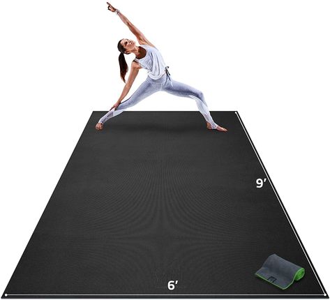 Large Yoga Mat, Gym Floor Mat, Home Gym Flooring, Partner Workout, Yoga Journal, Personal Fitness, Gym Flooring, Mat Exercises, Cycling Workout