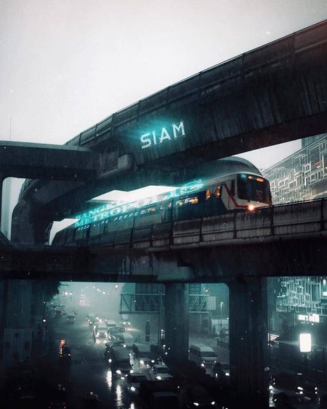 Cyberpunk Building, Scifi City, Neon Photography, Bangkok City, Japanese Photography, Cyberpunk Aesthetic, Dark City, Cyberpunk City, Arte Cyberpunk