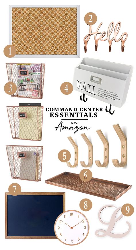 Homeschool Command Center Wall, Ikea Command Center Hacks, Living Room Command Center, Command Center Amazon, Entry Way Command Center, Farmhouse Family Command Center Ideas, Boho Command Center Ideas, Kitchen Command Center Wall Small Spaces, Rustic Command Center