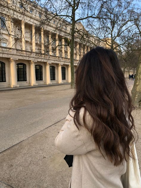 Subtle Balayage Dark Hair, Hairstyles Brunette Medium, Brunette Hair Aesthetic, Best Fall Hair Colors, Hair Styles For Long Hair, Brunette Aesthetic, Styles For Long Hair, Dark Brunette Hair, Brown Hair Looks