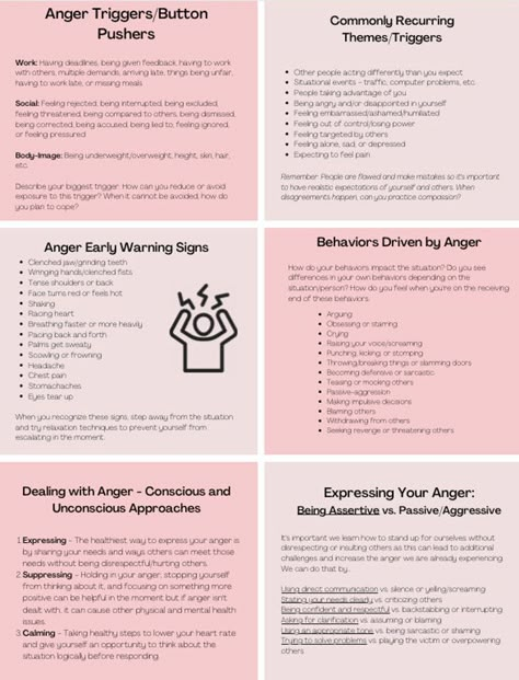 Strategies for Managing Anger: Anger Management, Decreasing Frustration, Increasing Tolerance, Feeling Happier, and Overcoming Challenges - Etsy Australia Anger Coping Strategies, Anger Release Activities, Anger Management Activities For Adults, Anger Management Activities For Teens, Anger Strategies, Anger Coping Skills, Counselling Psychology, Managing Anger, Anger Worksheets