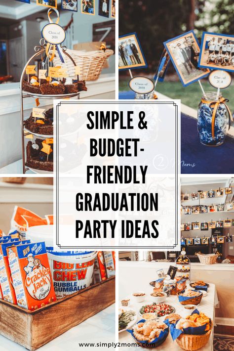 Boys Graduation Party, High School Graduation Party Decorations, Graduation Food, Backyard Graduation Party, Outdoor Graduation Parties, Outdoor Graduation, Senior Graduation Party, Boy Graduation, Graduation Party High