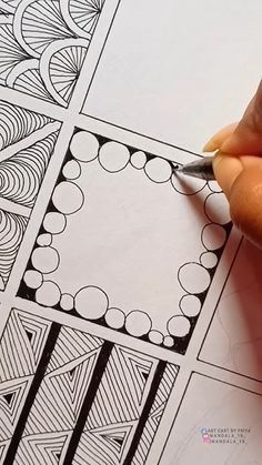 Easy Zentangle Pattern🖤 #shorts #zentangleart #trending #doodle #artshorts How To Draw Zentangle Patterns, Doodles Zentangles Easy, Designs To Draw Patterns Easy, Easy Doodles Drawings Creative, Zen Doodle Patterns Easy, Zentangle Patterns Flower, Zen Doodle Patterns Tangle Art, Doodle Techniques, Doodle Zen