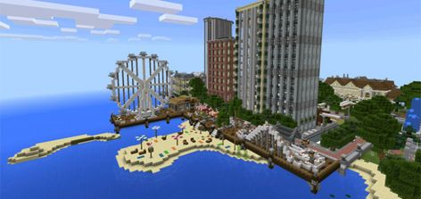 Minecraft Pe Mods, Minecraft Pe, Expensive Houses, Minecraft Creations, Texture Packs, Modern City, Street Look, Small Island, City Maps