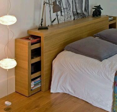 Design Ložnic, Furniture Repurpose, Kitchen Tables, Tables Diy, Headboard Storage, Furniture Kitchen, Space Saving Furniture, Rustic Modern, Diy Furniture Plans