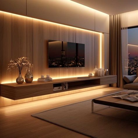 Design Ložnic, Modern Tv Room, Eksterior Modern, تصميم داخلي فاخر, تصميم للمنزل العصري, Living Room Design Inspiration, Tv Wall Design, Hus Inspiration, Home Design Living Room