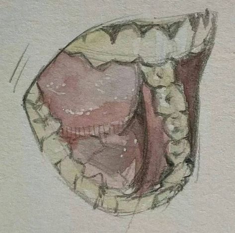 Art Sketchbook Mouth, Edgy Gore Art, Gut Spill Art, Teeth Drawing Reference, Mouth References, Mouth Drawing, Arte Sketchbook, Arte Inspo, Anatomy Art