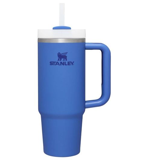 STANLEY Quencher H2.0 FlowState Stainless Steel Vacuum Insulated Tumbler with Lid and Straw for Water, Iced Tea or Coffee, Smoothie and More Stanley Cup With Accessories, Iris Stanley Cup, Eminem Daughter, Blue Stanley Cup, Stanley Blue, 30 Oz Stanley, Blue Stanley, Stanley Cup 40 Oz, Hydration Challenge