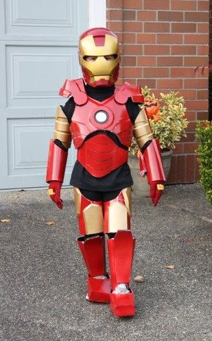 Homemade Iron Man Costume, Iron Man Diy Costume, Iron Man Costume Diy, Iron Man Halloween Costume, Iron Man Kids, Iron Man Costume, Foam Costume, Ironman Costume, Soldier Costume