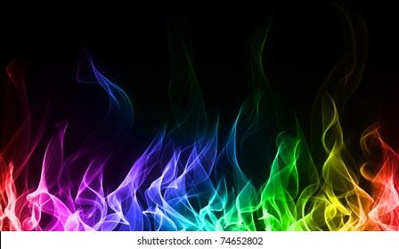 Rainbow Flames, Neon Flames, Fire Flame, Fb Cover, Fb Covers, Tattoo Inspo, Background For Photography, Image Illustration, 3d Objects