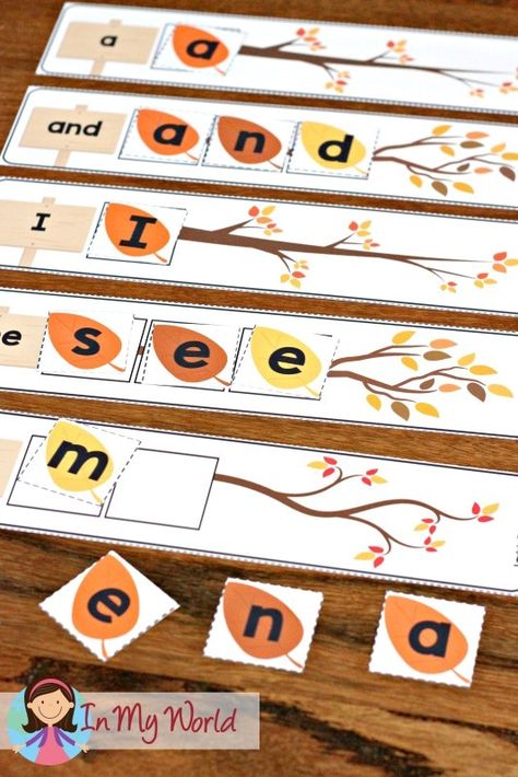 FREE Autumn / Fall Preschool Centers sight words Fall Ela Activities Preschool, Fall Language Activities Preschool, Leaf Language Activities Preschool, Language And Literacy Activity Preschool Fall, Harvest Language Activities Preschool, Autumn Language Activities For Preschool, Fall Preschool Centers, Autumn Preschool, Centers For Preschool