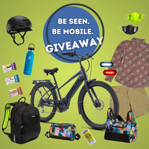 Your bike deserves a little sprucing up for spring! In honor of National Craft Month, here are 5 easy DIY bike accessories that you can work on this weekend. Facebook Giveaway, Online Contest, Monthly Crafts, Instant Win Games, Tools And Toys, Handlebar Bag, Bike Riding, Win Prizes, Car Tools