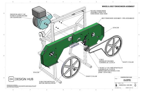 DIY Plans to build a Saw Mill - Bandsaw Mill. Includes over 68 Pages of detailed blueprints and a 27-page Build Guide. Turn logs into lumber. Homemade Bandsaw Mill, Diy Bandsaw, Portable Saw Mill, Bandsaw Mill, Chainsaw Mill, Build Plans, Construction Plan, Kill Switch, Detailed Plans