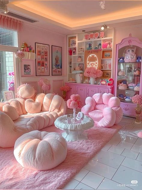 Pink Furniture, Pink Room Decor, Dream Apartment Decor, Pastel Room, Cute Bedroom Decor, Dream House Rooms, Cozy Room Decor, Pretty Room, Apartment Decor Inspiration