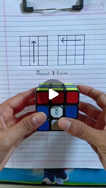 Trick To Solve Rubix Cube, Magic Cube Solve, Cube Solve Trick, Rubix Cube Solve, Rubik's Cube Solve, Rubiks Cube Patterns, Rubiks Cube Solution, Rubix Cube, Brain Exercise