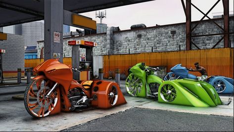 Custom Trikes For Sale, 3 Wheel Motorcycle, Bagger Motorcycle, Custom Trikes, Grand Theft Auto, Tricycle, Big Boy, Big Boys, Style Design