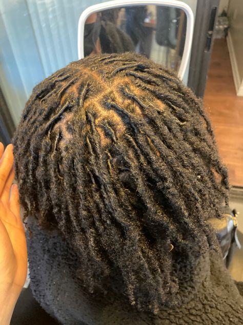 Here’s a 2 month loc progress and my 3rd retwist. The biggest loc update: you can barely see my pattern anymore and they are loc’ing so fast 🔒 3 Month Locs, Loc Journey Progress, Loc Progress, Starter Locs, Loc Journey, Loc Styles, 2 Months, Locs, 3 Months