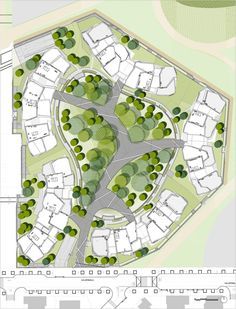 Master Plan Architecture, Koshino House, Site Plan Design, Villa Architecture, Landscape Architecture Plan, Urban Design Diagram, Urban Design Graphics, Henning Larsen, Daniel Libeskind