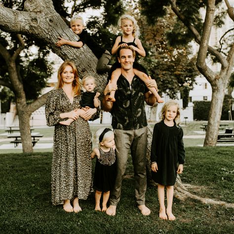 5 Kids Family Pictures, 4 Children Family, 5 Kids Family, Joey Pacey, Candy Shoot, James Van Der Beek, Carrie Ann Inaba, Family Potrait, Summer Family Pictures