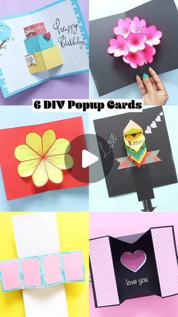 D.I.Yay! on Instagram: "Easy Pop-up Greeting Card | Follow @d.i.yay 
#diy #diyvideo #diyproject #diycraft #artandcraft #easydiy #papercraft #greetingcard #cardmaking #popupcard #giftideas #gifting #giftideas #gifts #crafting #craftideas #crafts" Pop Up Cards Diy Easy, Cards Diy Easy, Diy Pop Up Cards, Diy Pop, Easy Birthday, Beautiful Handmade Cards, Birthday Cards Diy, Pop Up Cards, Diy For Girls