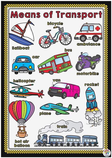 Transport For Kids, Kids Project Ideas, Transportation Vocabulary, Vocabulary For Kids, Transport Pictures, Transportation Preschool Activities, Dictionary For Kids, Transportation Worksheet, Transportation Unit