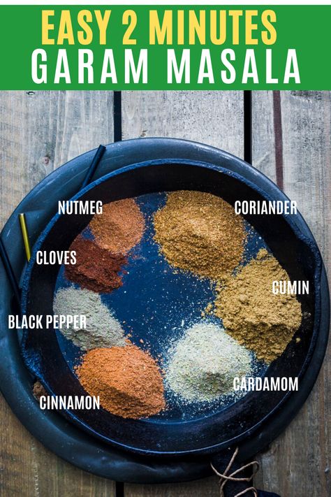 Garam Masala Recipe, Spice Chart, Garam Masala Spice, Garam Masala Powder, Masala Powder Recipe, Homemade Spice Mix, Spice Blends Recipes, Masala Spice, Spice Mix Recipes