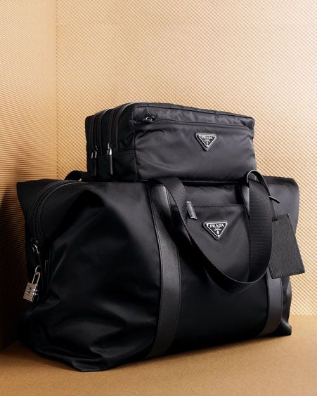 Prada Prada Travel Bag, Prada Suitcase, Prada Products, Luxury Travel Aesthetic, Prada Luggage, Designer Travel Bags, Cute Luggage, Gym Aesthetic, Prada Nylon