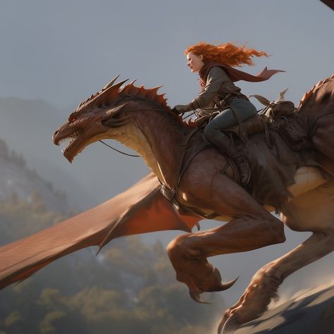 Riding A Dragon Reference, Dragon Riding Aesthetic, Dragon Rider Clothes, Riding Dragon Pose, Woman Riding Dragon, Dragon Laying Down, Dragon Rider Female, Dragon Rider Art, Dragon Running