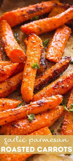 Parmesan Carrots, Roasted Carrots Recipe, Thanksgiving Food Sides, Thanksgiving Cooking, Roasted Vegetable Recipes, Vegetable Side Dishes Recipes, Thanksgiving Recipes Side Dishes, Cooked Carrots, Thanksgiving Dishes