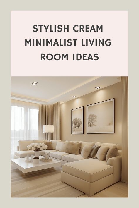 minimalist living room Minimalist Decoration Living Room, Minimalist Living Room Inspiration, Minimalist Living Room Furniture, Cream Living Room, Minimalist Living Room Ideas, Cream Living Rooms, Room Concept, Modern Minimalist Living Room, Zen Bedroom