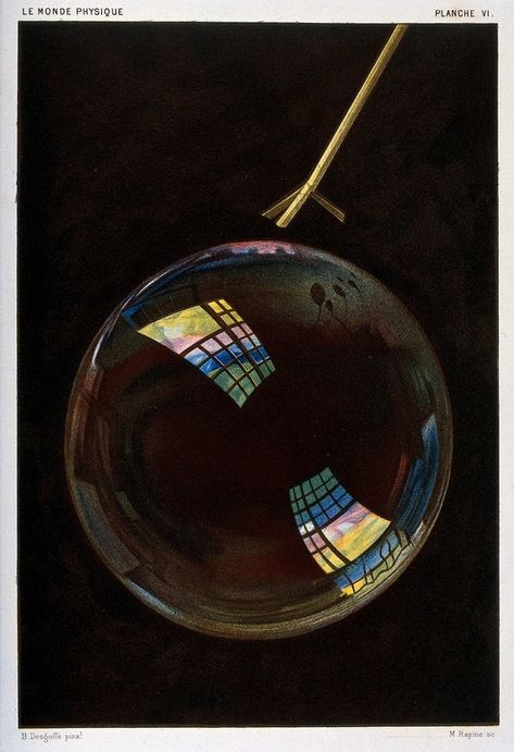 Soap Bubble – Product – The Public Domain Review Physics Textbook, Nature Words, Berenice Abbott, Wellcome Collection, Japanese Drawings, Colors And Emotions, Blowing Bubbles, Light Wave, Soap Bubbles