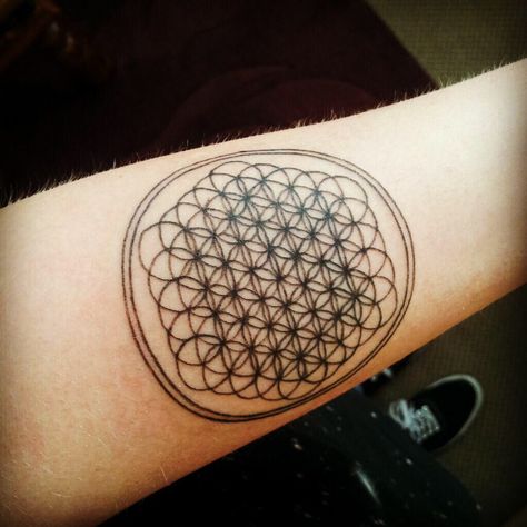 Sempiternal tattoo | bmth Sempiternal Tattoo, Horizon Tattoo, Bmth Tattoo, Love Life Tattoo, Flower Of Life Tattoo, Tattoo Sleeve Filler, O Tattoo, Music Tattoo Designs, Music Tattoo