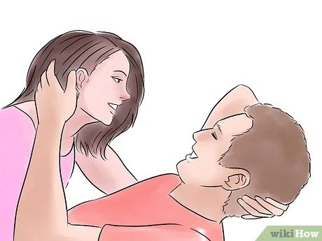 How to Kiss and Cuddle With Your Boyfriend: 14 Steps Day And June, Cuddle With Boyfriend, How To Kiss, Boyfriend Kissing, Sitting On The Couch, Dare Games, Sitting On His Lap, Kissing Lips, Best Marriage Advice