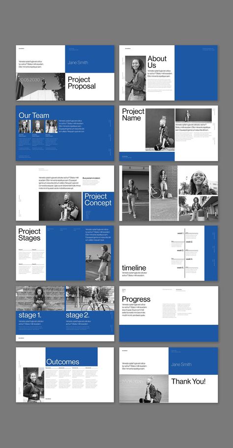 Minimal Pitch Deck Design, Pitch Deck Layout, Bff Photos, Pitch Deck Template, Ppt Template Design, Adobe Fonts, Deck Layout, Deck Template, Presentation Design Template