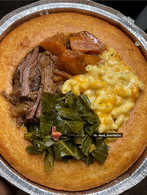 Cornbread Bowl, Twitter Threads, Cooking Recipes For Dinner, Sunday Dinner Recipes, Black Twitter, Southern Recipes Soul Food, Soul Food Dinner, Food Babe, Health Dinner Recipes