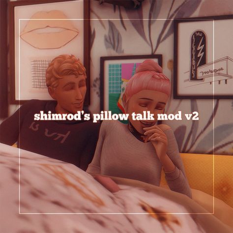 Pillow Talk After Woohoo, Sims 4 Cc Pillowtalk, Sims 4 Pillow Talk Mod, Snooty Sims Cc, Sims 4 Mood Mod, Sims 4 Homebody Mod, Sims4 Gameplay Mods, Sims 4 Cuddle Mod, Sims 4 Poses Woohoo