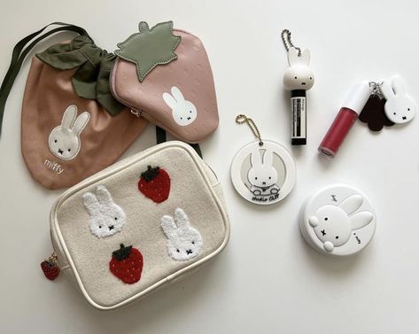 Miffy Airpod Case, Miffy Accessories, Miffy Products, Miffy Collection, Miffy Bag, Merch Aesthetic, What's In My Bag, Cute Coin Purse, Aesthetic Korean