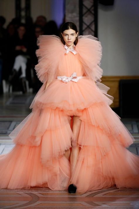 Gowns Haute Couture, Incredible Dresses, Elevated Fashion, Theme Dress, Haute Couture Dresses, Fashion Gowns, Colour Inspiration, Peach Fuzz, Noah's Ark