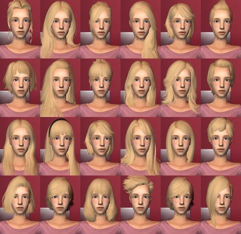 These are 50+ custom hairs across all ages and genders using my Maxoid Hair System. What is the Maxoid Hair System, you may ask? Well, I'm glad you asked! Sims 2 House, Sims 2 Hair, Sims 3 Mods, Texture Hair, Sims Free Play, Sims Games, The Sims 2, Sims4 Clothes, Match Colors